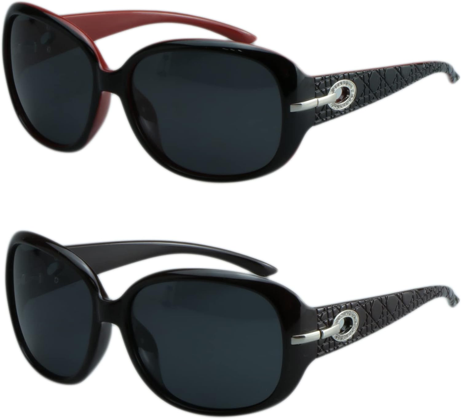 VisionGlobal 2 Pairs Polarized Sunglasses for Man and Women